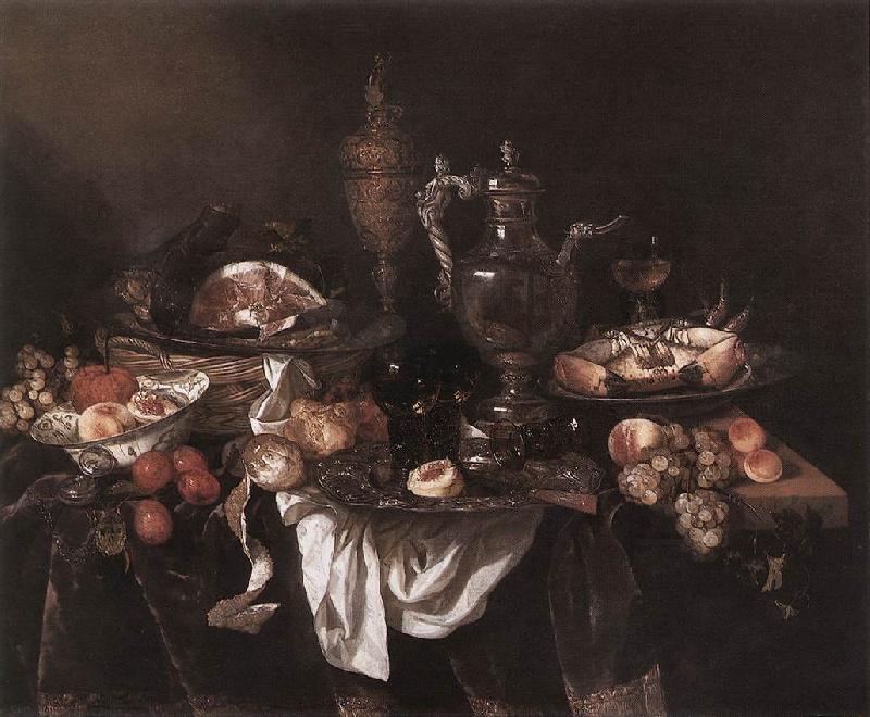 BEYEREN, Abraham van Banquet Still-Life gf Sweden oil painting art